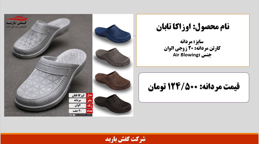 دمپایی جلوبسته طبی زنانه